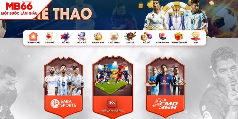 Thể thao MB66 cá cược đa dạng