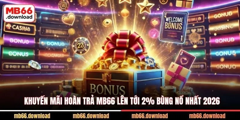 Khuyến Mãi Hoàn Trả MB66 Lên Tới 2% Bùng Nổ Nhất 2026